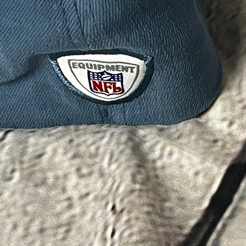 Add On Navy and White Women's Cap with Green Accent